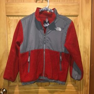 Boys North Face fleece zip up